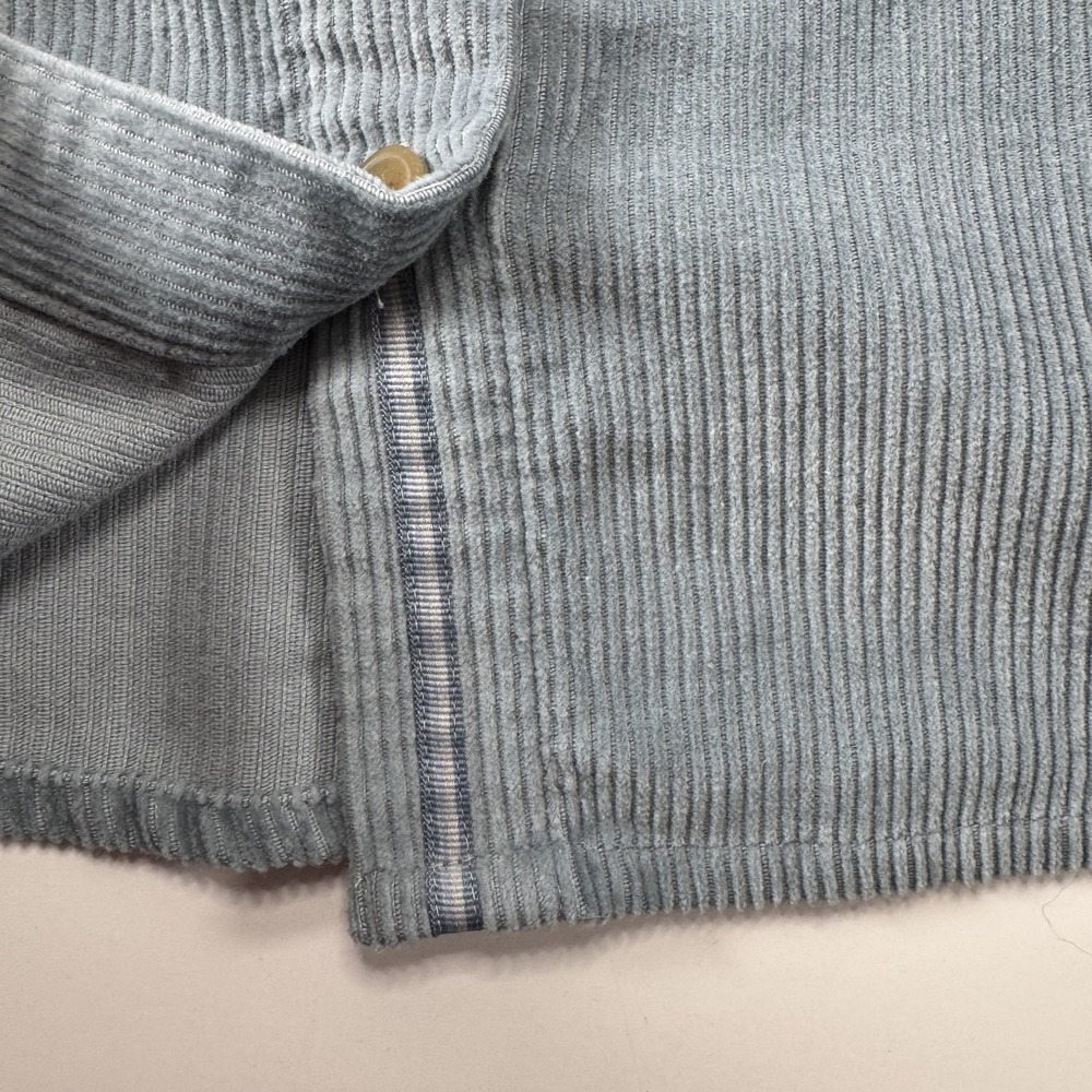 KUHL Tallula Cord Oversized Corduroy Button Up Overshirt Womens Small Blue - Picture 8 of 15